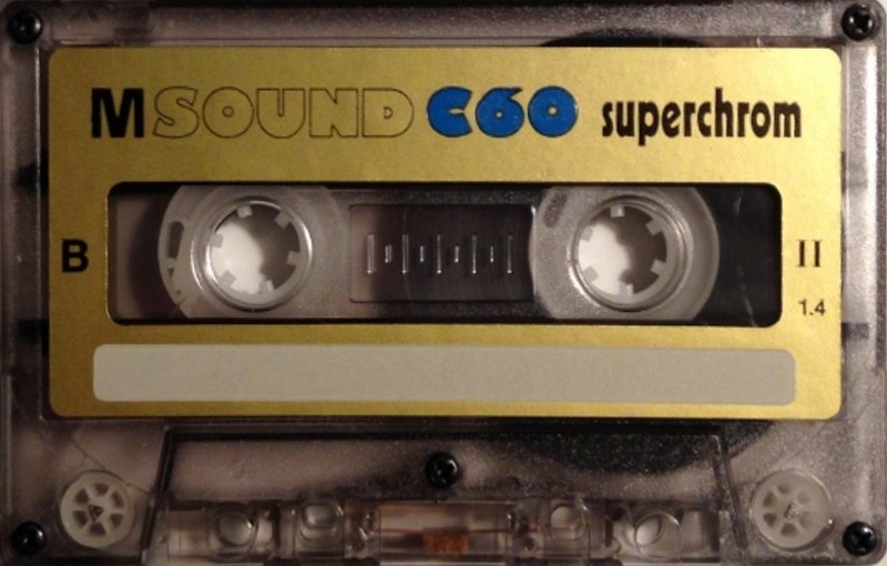 Compact Cassette M Sound 60 "superchrom" Type II Chrome 1982 Europe