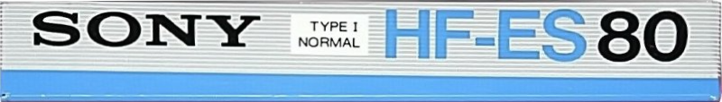 Compact Cassette Sony HF-ES 80 Type I Normal 1986 Japan
