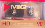 Compact Cassette MIG 90 Type II Chrome 1987 Spain