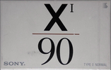 Compact Cassette Sony XI 90 Type I Normal 1992 Japan