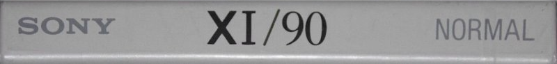 Compact Cassette Sony XI 90 Type I Normal 1992 Japan