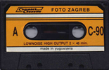 Compact Cassette Foto Zagreb 90 Type I Normal 1980 Yugoslavia