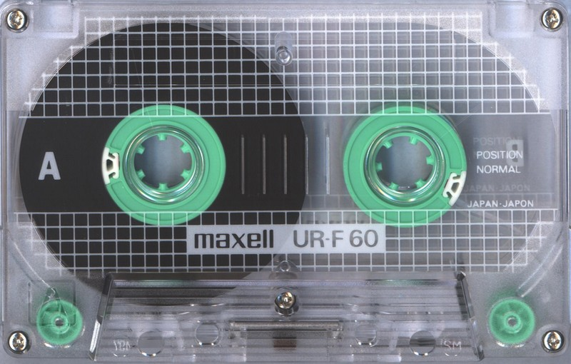 Compact Cassette Maxell UR-F 60 Type I Normal 1985 USA