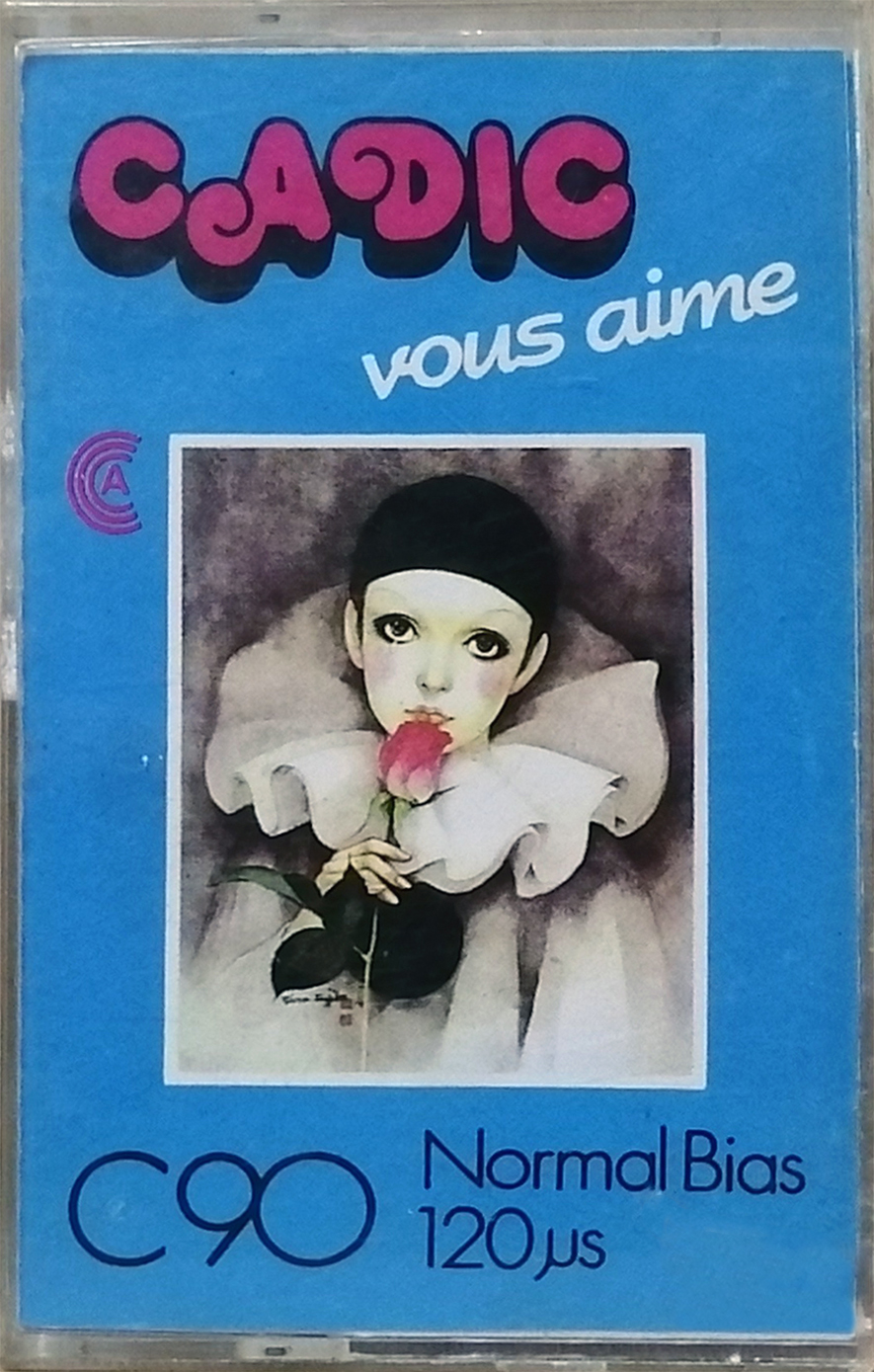 Compact Cassette Cadic vous aime 90 Type I Normal Algeria