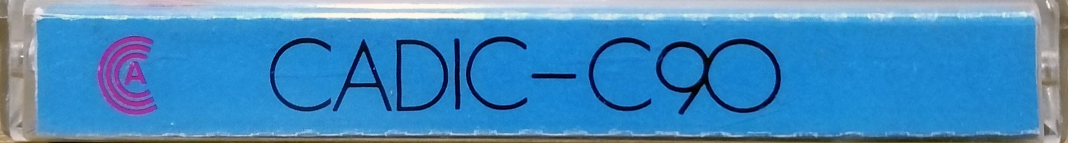 Compact Cassette Cadic vous aime 90 Type I Normal Algeria