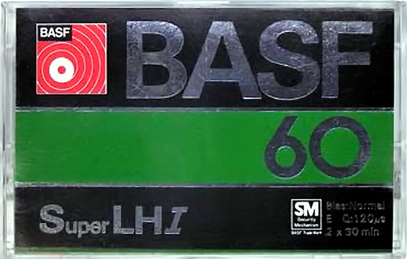 Compact Cassette BASF Super LH I 60 Type I Normal 1978 Japan