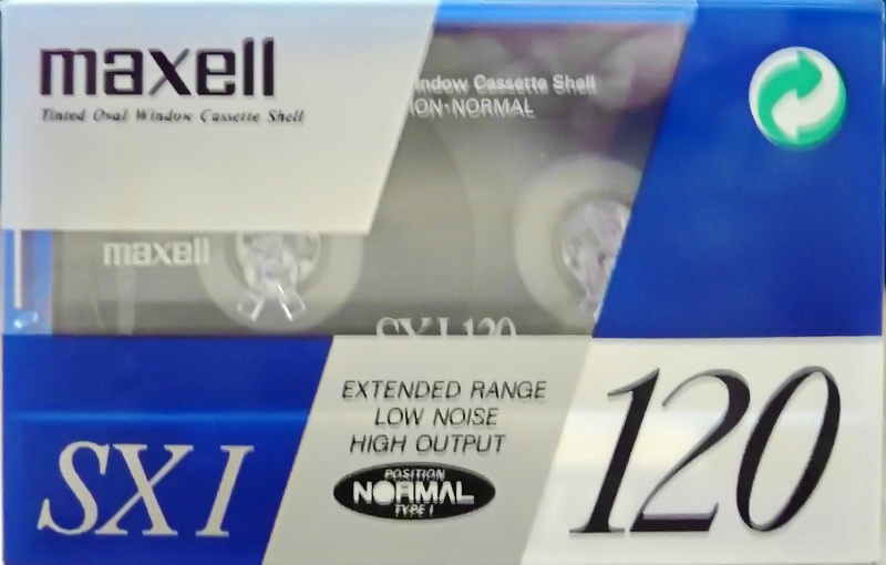 Compact Cassette Maxell SX 120 "SX I" Type I Normal 1991 Europe