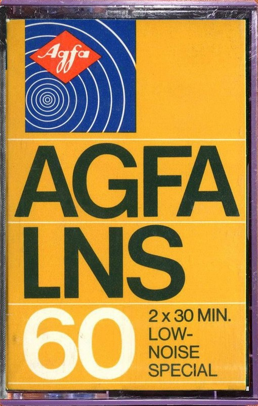 Compact Cassette AGFA LNS 60 Type I Normal 1975 Europe
