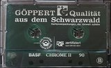 Compact Cassette BASF Chromdioxid II 90 "Goppert" Type II Chrome 1991 Germany