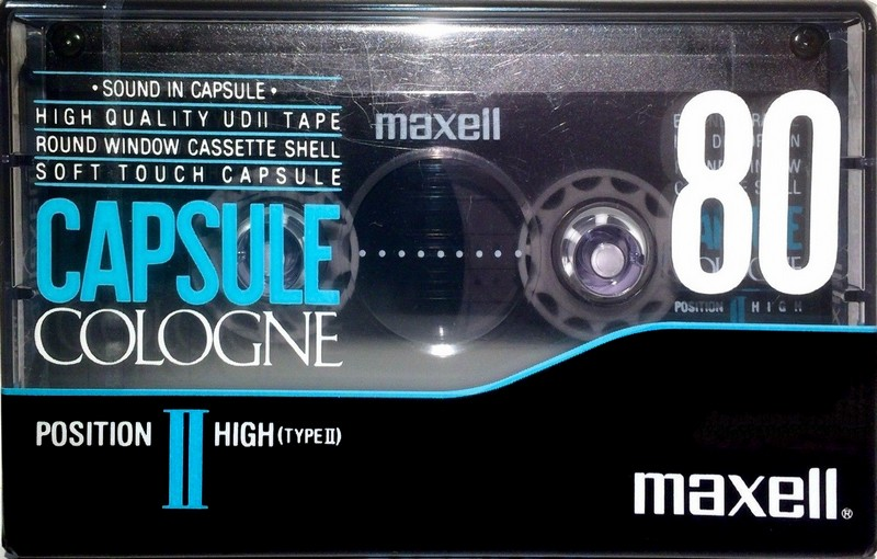 Compact Cassette Maxell Capsule II 80 "Cologne" Type II Chrome 1990 Europe