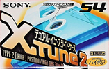 Compact Cassette Sony XII 54 "Xtune C-54X2E" Type II Chrome 1998 Japan
