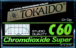 Compact Cassette Tokaido Chromdioxide Super 60 "Studio Quality" Type II Chrome 1985 Europe