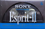 Compact Cassette Sony Esprit 90 "ESP II-90" Type II Chrome 1992 Europe