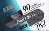 Compact Cassette AXIA PS-I / PS-1 90 "PS-1 B 90" Type I Normal 1991 Japan