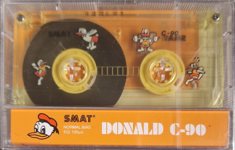 Compact Cassette Smat LN 90 "Donald" Type I Normal 1987 South Korea