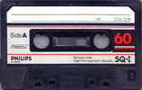Compact Cassette Philips SQ-I 60 Type I Normal 1984 Europe