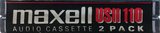 2 pack Maxell US 110 "US II" Type II Chrome 1991 North America
