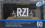 Compact Cassette Victor RZI 60 "RZ1-60" Type I Normal 1989 Japan
