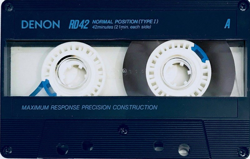 Compact Cassette Denon RD 42 "RD42M" Type I Normal 1987 Japan