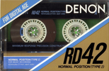 Compact Cassette Denon RD 42 "RD42M" Type I Normal 1987 Japan