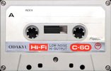 Compact Cassette Odakyu 60 Type I Normal 1975 Japan