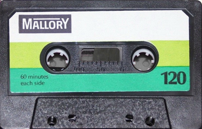 Compact Cassette Mallory 120 "Professional" Type I Normal 1982 USA