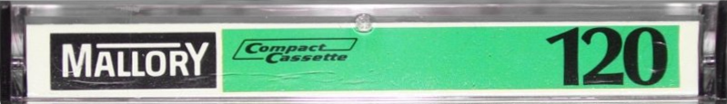 Compact Cassette Mallory 120 "Professional" Type I Normal 1982 USA
