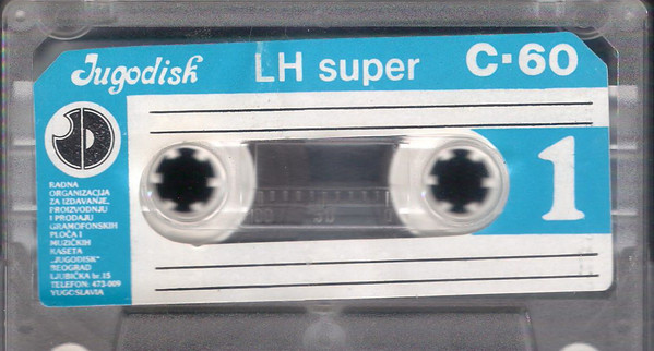 Compact Cassette Jugodisk LH super 60 Type I Normal Yugoslavia