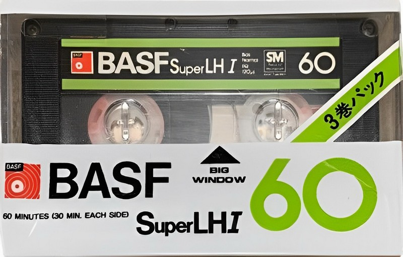 3 pack BASF Super LH I 60 Type I Normal 1978 Japan
