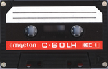 Compact Cassette Emgeton LH 60 Type I Normal 1985 Czechoslovakia
