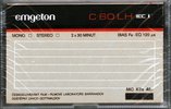 Compact Cassette Emgeton LH 60 Type I Normal 1985 Czechoslovakia