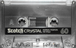 Compact Cassette Scotch Crystal 60 Type I Normal 1977 Japan