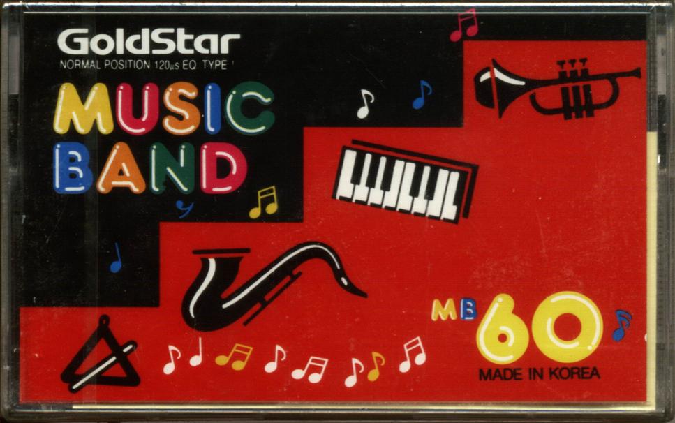 Compact Cassette Goldstar Fun 60 "Music Band" Type I Normal 1992 Unknown Country