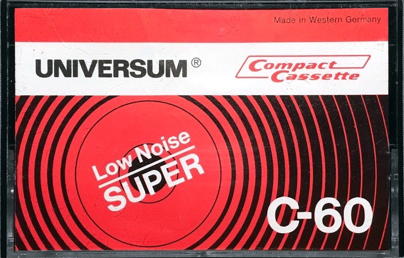 Compact Cassette Universum Super 60 Type I Normal 1976 Europe