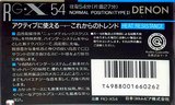 Compact Cassette Denon RG-X 54 Type I Normal 1990 Japan