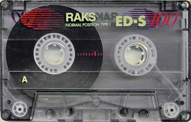 Compact Cassette RAKS ED-S 100 Type I Normal 1993 Europe