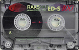 Compact Cassette RAKS ED-S 100 Type I Normal 1993 Europe