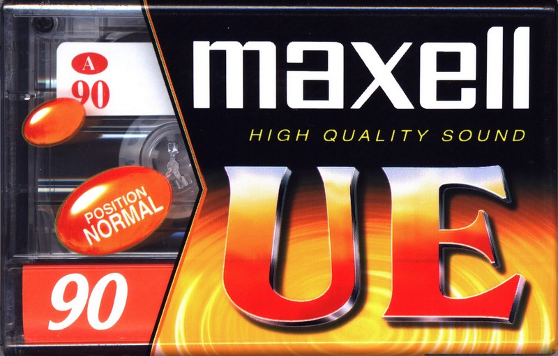 Compact Cassette Maxell UE 90 "UE-90" Type I Normal 2000 Worldwide