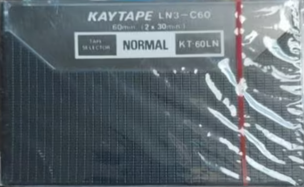 Compact Cassette Kaytape 60 "LN3" Type I Normal 1982 Hong Kong