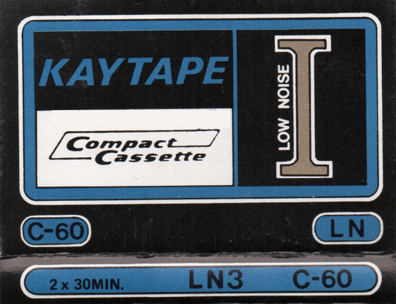 Compact Cassette Kaytape 60 "LN3" Type I Normal 1982 Hong Kong