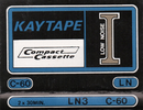 Compact Cassette Kaytape 60 "LN3" Type I Normal 1982 Hong Kong