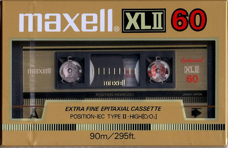 Compact Cassette Maxell XLII 60 Type II Chrome 1985 Europe