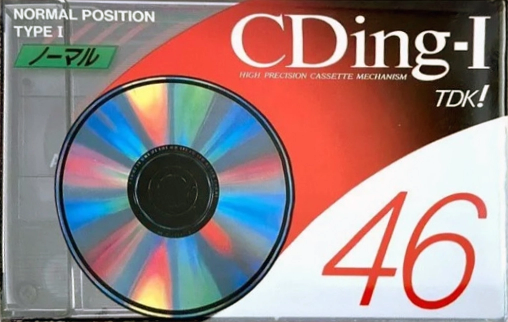 Compact Cassette TDK CDing 1 46 "CD1-46A" Type I Normal 1993 Japan