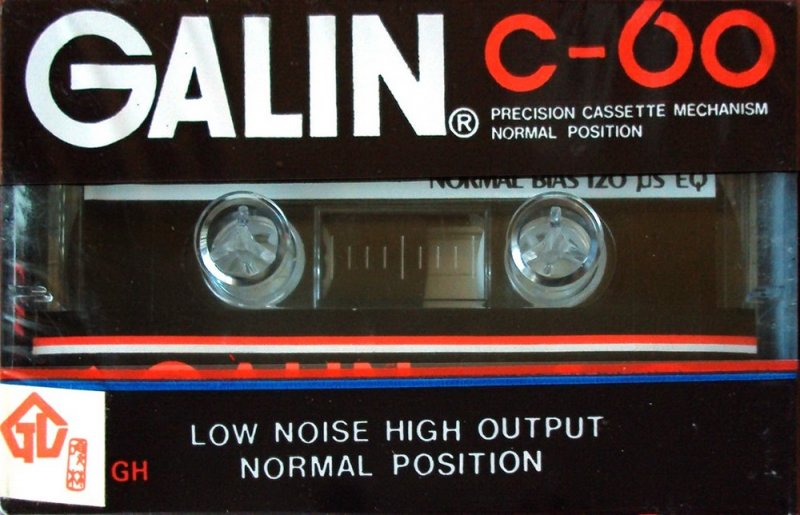 Compact Cassette Galin 60 Type I Normal 1989 Worldwide