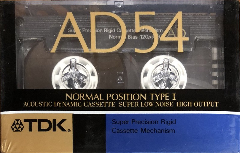 2 pack TDK AD 54 "AD-54X2K" Type I Normal 1989 Japan