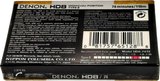 Compact Cassette Denon HD8 74 "HD8-74TE" Type II Chrome 1992 Worldwide