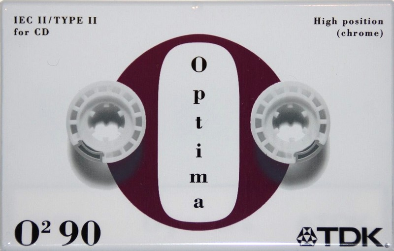 Compact Cassette TDK Optima 90 "O2" Type II Chrome 1997 Europe