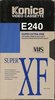 VHS, Video Home System Konica Super XF 240 "E-240 SXF" Type I Normal 1990 Worldwide