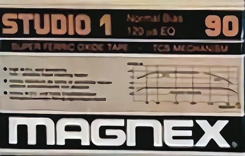 Compact Cassette Magnex Studio 1 90 Type I Normal 1984 Europe