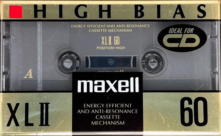 Compact Cassette Maxell XLII 60 Type II Chrome 1993 North America